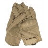 Mil-Tec Tactical Leather Gloves, XL, coyote, 12504105-904