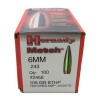 Hornady bullet 6mm/243 105gr/6.8g, BTHP Match 100 pak 2458